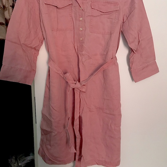 NWT Utility Tiebelt Shirt Dress - Picture 5 of 7